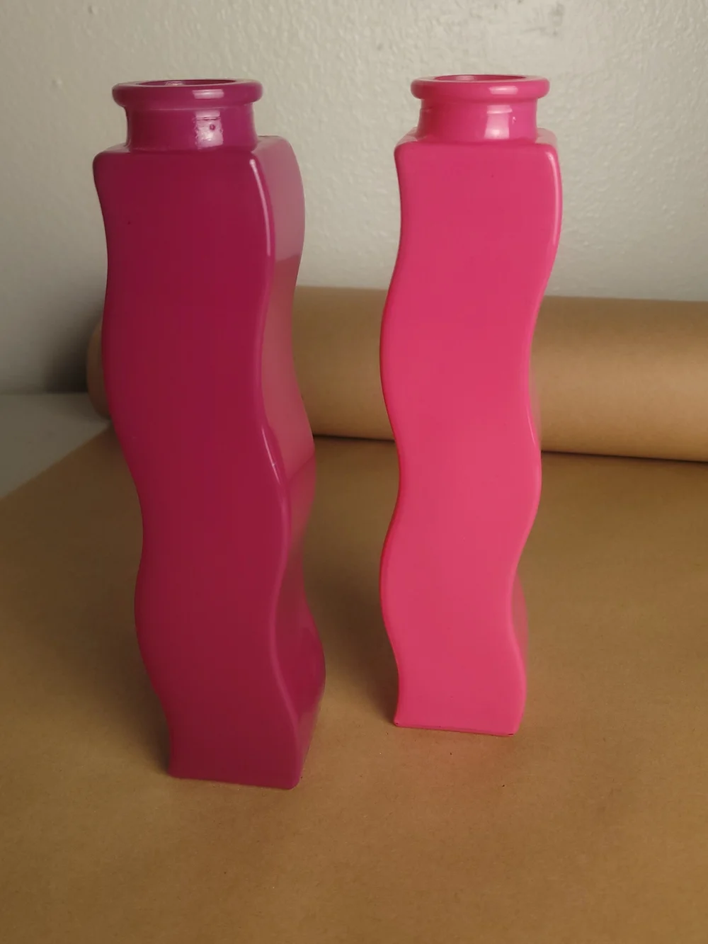 Vintage Ikea Skämt Pink Purple Vases